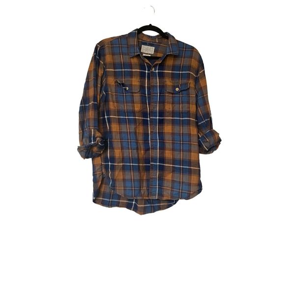 Lucky Brand Other - Lucky Brand Plaid Button Up Flannel Style Shirt
